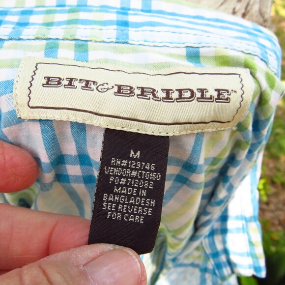 Ladies Bit and Bridle Summer shirt Medium - Picture 7 of 8